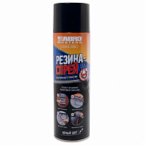 ABRO MASTERS Герметик-спрей эластичный Резина 540мл LS-540-RW